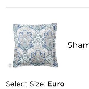 Pottery barn Jordana euro sham